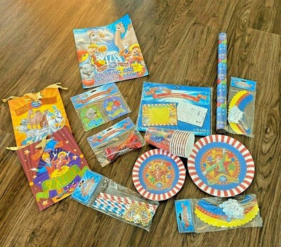 RARE huge lot of NEW ringling brothers barnum and bailey circus PARTYWARE !!!