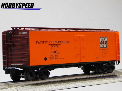 LIONEL PFE/WP WOODSIDE REEFER #55001 O GAUGE freight train railroad 2442231 NEW - Picture 2 of 8
