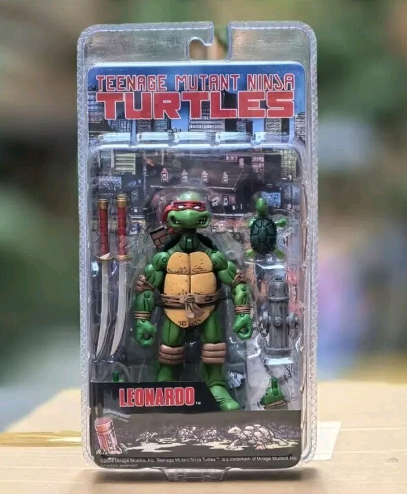 LEONARDO NECA TMNT TEENAGE MUTANT NINJA TURTLES ACTION FIGURE 2008 STATUA