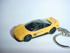 HOT 3D YELLOW 1990 HONDA/ACURA NSX CUSTOM KEYCHAIN keyring key racing hot wheels