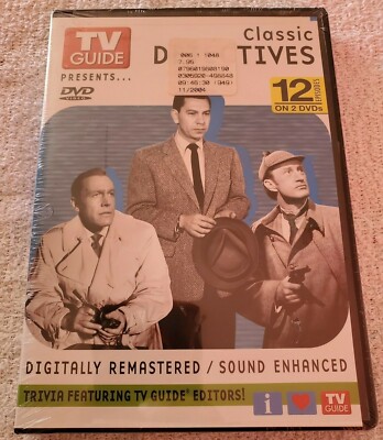 Tv Guide Presents Classic Detectives 12 Episodes Dvd Brand New Sealed Ebay