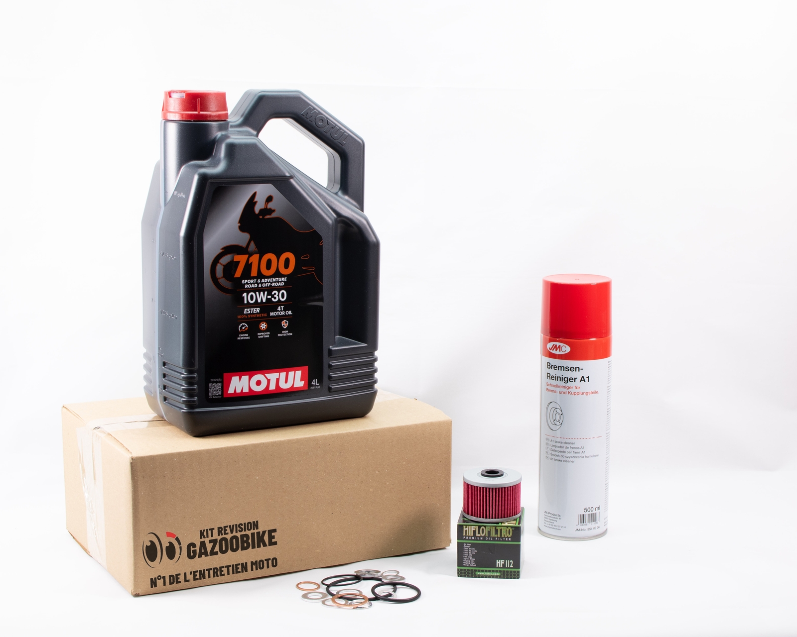 Kit Vidange Motul 7100 10W30 pour Moto Honda CBR 300 R 2014-2017