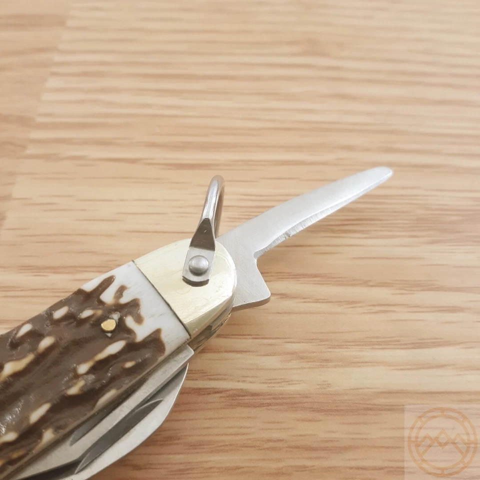 Navaja de Bolsillo Schrade Scout Next 7Cr17MoV Hojas de Acero Próxima Generación Mango Staglon Foto 3 de 4