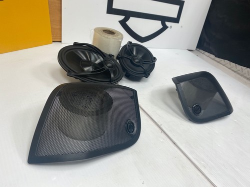 New🔥OEM Harley 14-23 Boom! Audio Stage I Saddlebag Speaker Kit 76000489🔥 - Picture 3 of 14