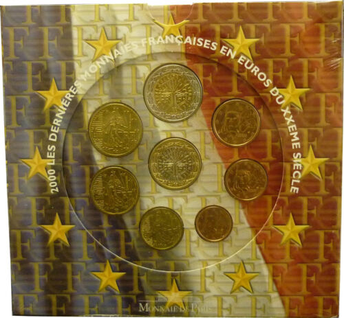 3,88 Euro Frankreich KMS Kursmünzensatz Kursmünzsatz st 2000 - Bild 1 von 1