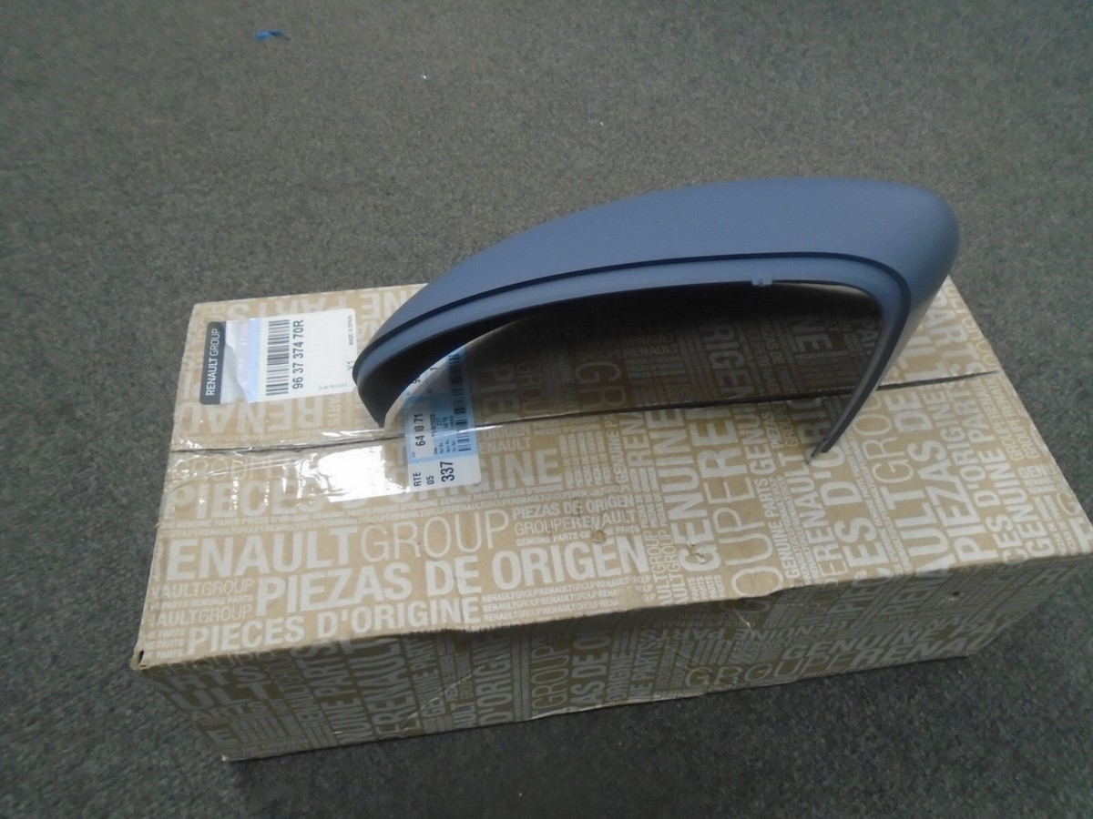 Pair Of Door Wing Mirror Cover Caps For Renault Clio III 2009-2012 – Primed For Painting