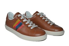 Image of Paul Smith Mainline Womens Hansen Tan Paint Stripe Trainers UK6 US8 Brand New