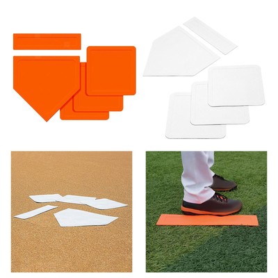 Throw Down Rubber Base Set Baseball Softball Base Set für Teeball Kickball