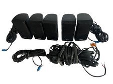 5 Bose Dual Cube Acoustimas/Lifestyle Speakers Series Ill W Cables 100 working