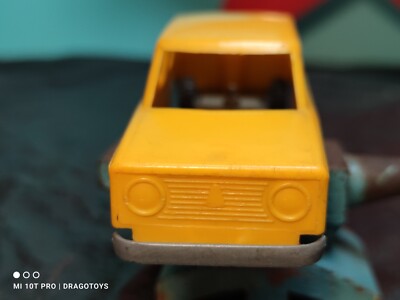 VINTAGE CAR TOY ZIGULI LADA VAZ USSR SOVIET ERA RUSSIA CCCP PLASTIC METAL EMPTY