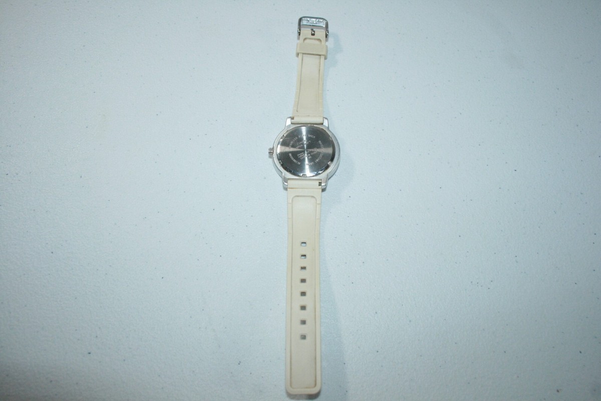 Casio Women’s Watch Silver Bezel (New Battery) Lady Date Glitter Bezel White Casio Ladies Watch Digital Vintage Classic Flat Link Silver  main image 2