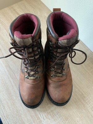 VTG Cabelas Iron Ridge GORE-TEX Steel Shank Hunting Work Boot Camo 6M WATERPROOF Cabela main image 4