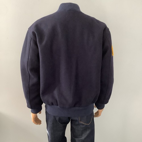 2012 Late Show David Letterman Wool Varsity Jacket Made USA Size XL Golden Bear - Picture 6 of 14