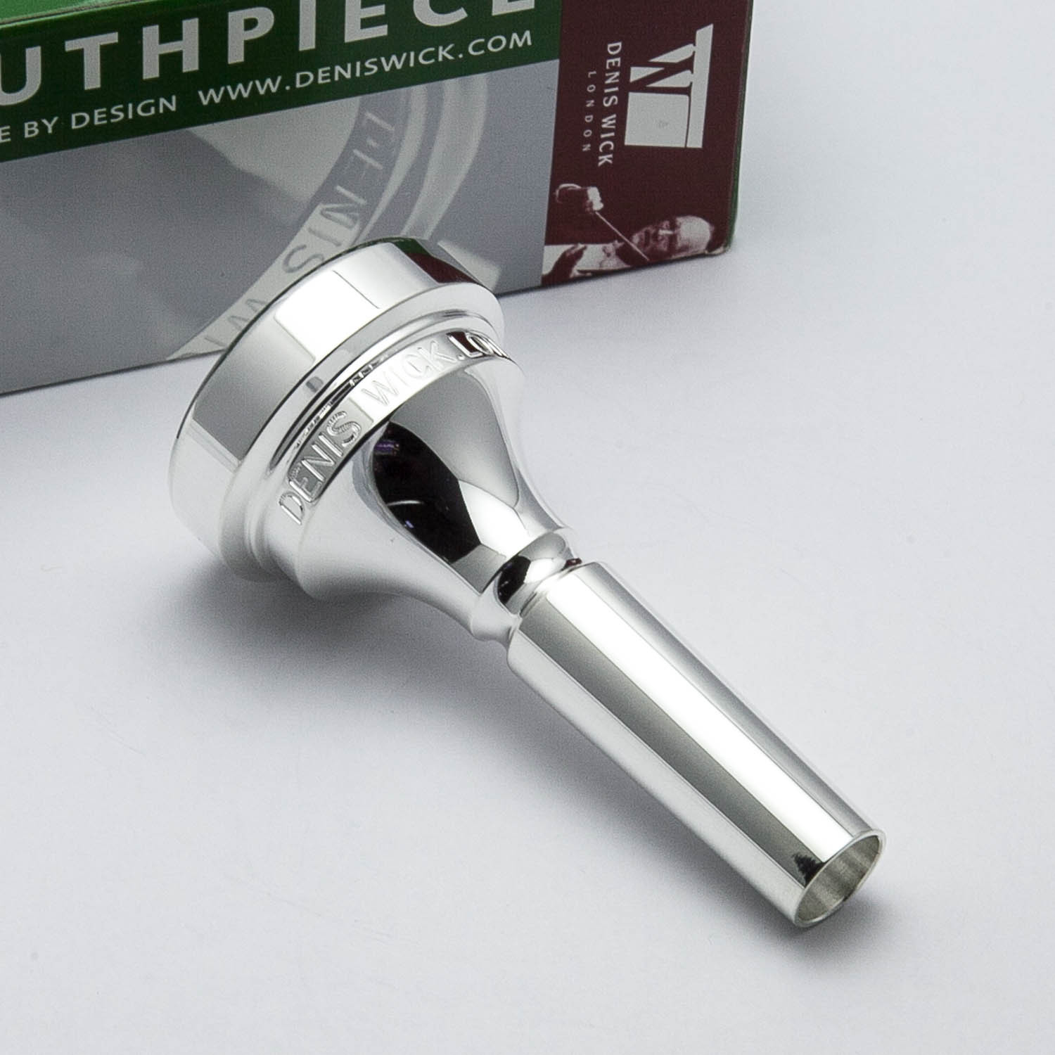 Denis Wick 1al Silverplated Bass Trombone Mouthpiece for sale online