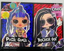 LOL Surprise! OMG Remix Rocker Boi and Punk Grrrl 2 Fashion Dolls w/ Music *NEW*