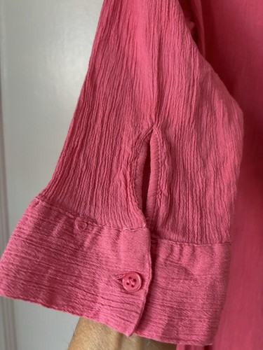 RAVIYA Women’s Long Sleeve Loose Shirt Size L Pink Color LIGHT - Picture 4 of 5