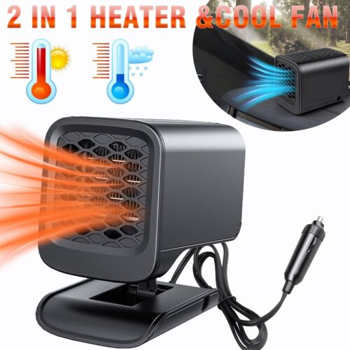 120W 12V Car Heater Portable Electric Defogger Defroster Demister Heating Fan US