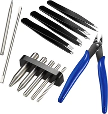 12 Metal Model Tool Kits Including 7 Metal Model Long Edge Bending Tools Tab ...