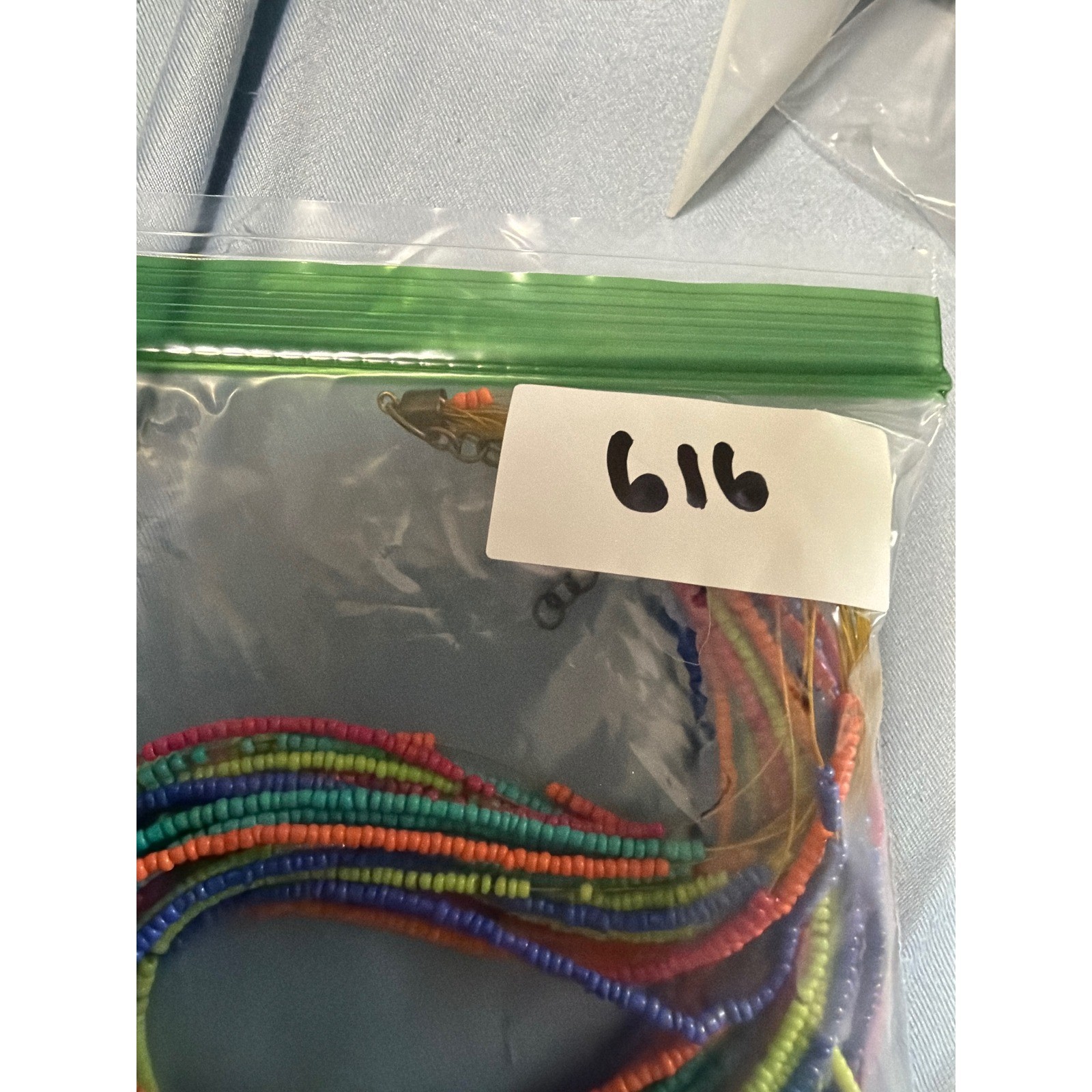 Multistrand Seed Bead Statement Necklace Colorful… - image 6