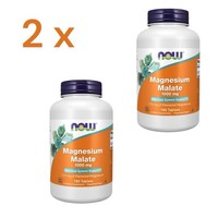 Now Foods, Magnesium Malate, 1000Mg, 2 X 180 Veg. Tabletten- 360 Veg. Tabletten