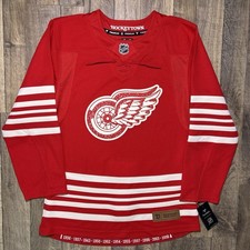 NWT Detroit Red Wings Fanatics Authentic Premium Stitched Centennial Jersey 44 S