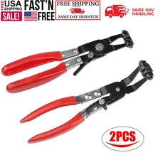 Hose Clamp Pliers Car Water Pipe Fuel Coolant Spring Bundle Removal Tools 2PCS