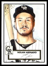 2018 Topps Gallery Heritage #H-4 Nolan Arenado Colorado Rockies