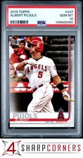 2019 TOPPS #437 ALBERT PUJOLS ANGELS POP 3 PSA 10