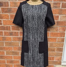 M&S smart day evening dinner office secretary pencil dress size 8 Bnwt