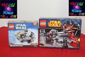 LEGO LOT X8 STAR WARS 75034 75100 75126 75136 75139 75148 75249 40333 factry sld