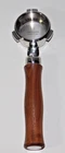 Normcore 54mm Bottomless Portafilter Walnut Handle Breville Sage New Open Box