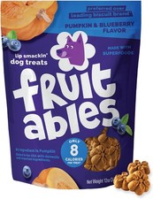 Fruitables Baked Dog Treats, Healthy Pumpkin 12 Ounce Pack of 1 , White