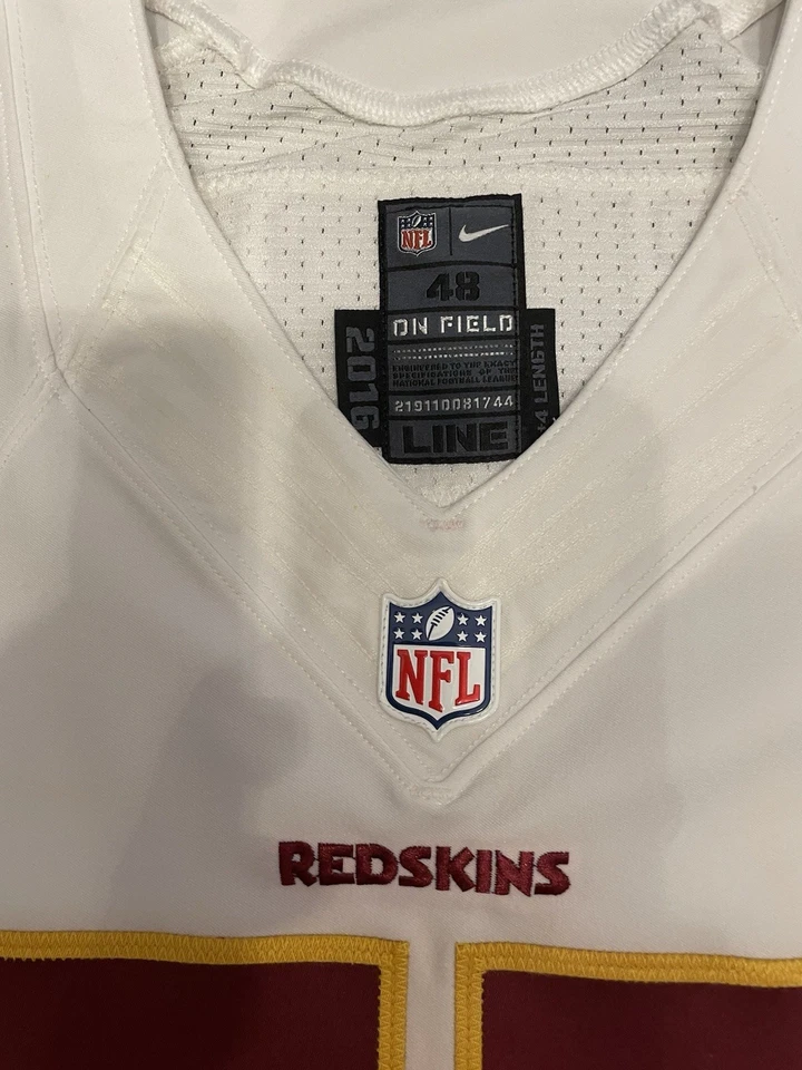 Washington Redskins Team Issued Brandon Scherff Jersey #75 - Image 3 of 4