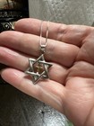 Beautiful Vintage Ross-Simons 18" Sterling Silver Box Chain & Messianic Pendant — photo 6