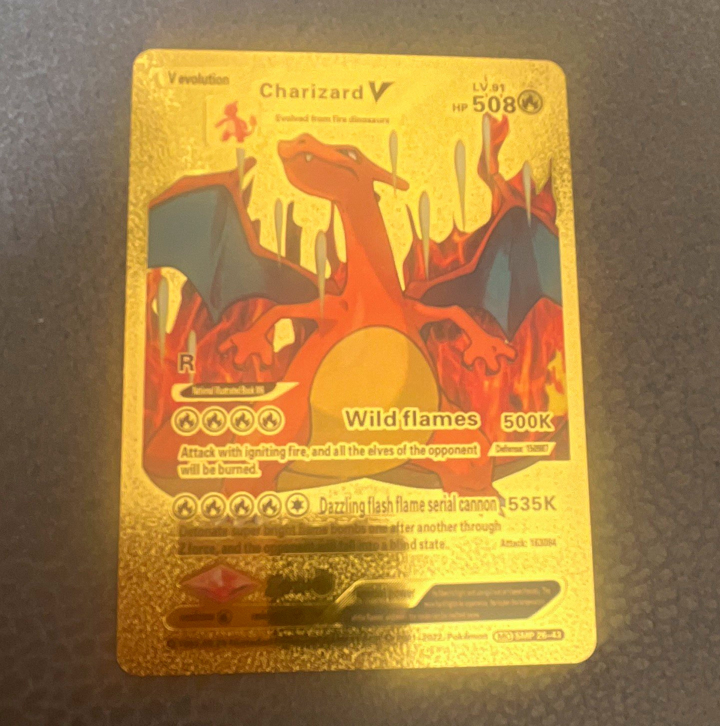 Pokémon TCG Charizard V 508HP Evolutions Full Art Foil EN V Flame Dragon
