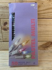 50 Indoor Pastel Light Set Easter Spring Holiday