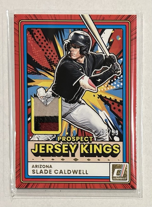 2026 Donruss Slade Caldwell Prospect Jersey Kings Red Patch /99