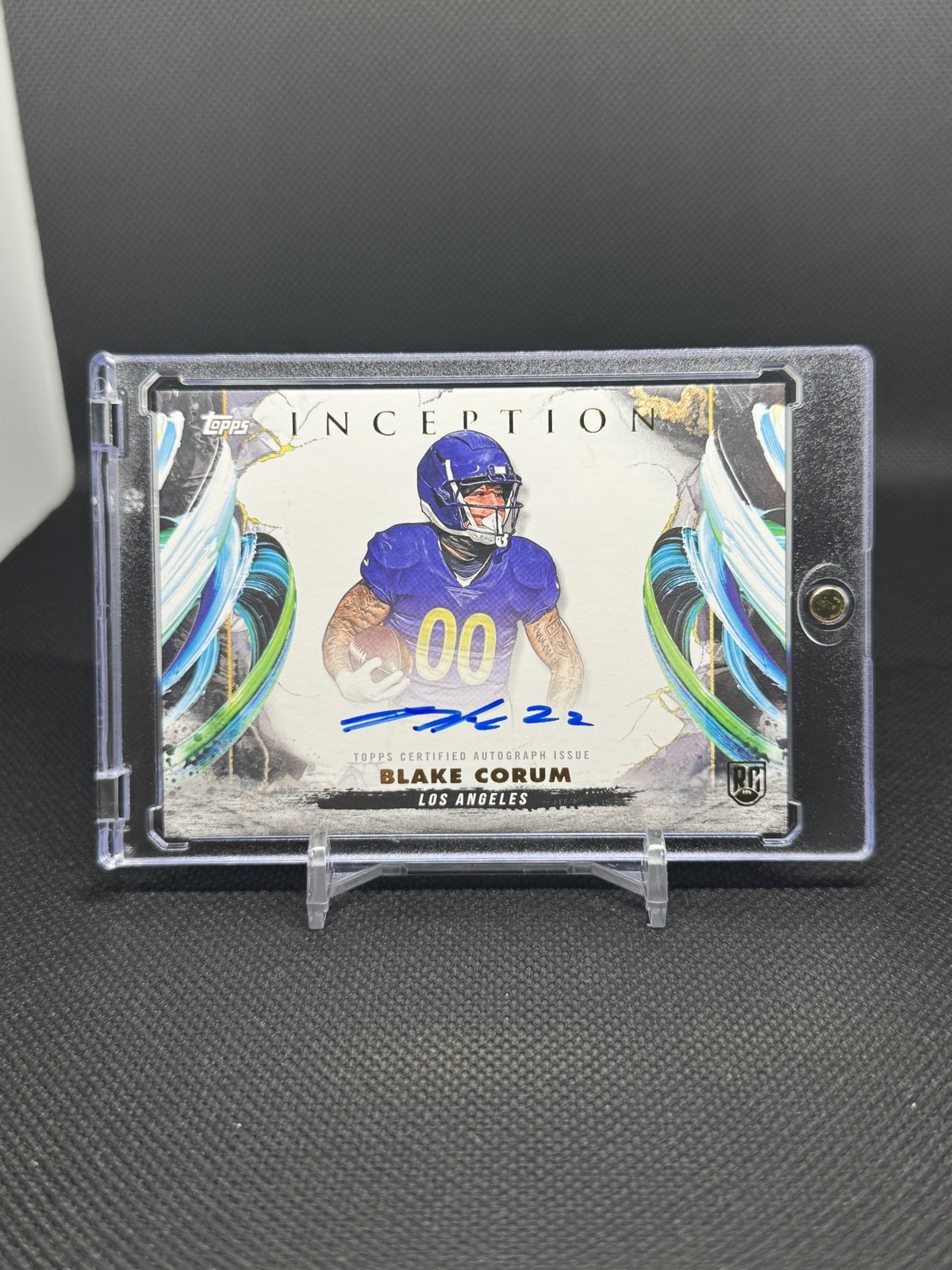 2024 Topps Inception - Rookie Autographs Variations Blake Corum #RAV-BC (AU, RC)