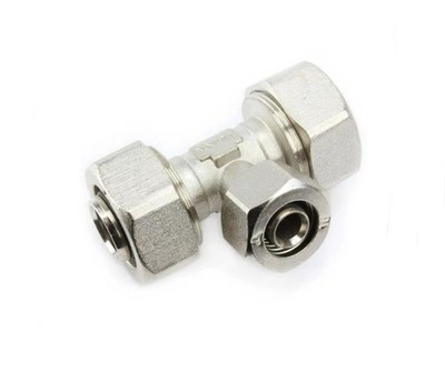 M8014 For RapidAir MaxLINE Compressed Piping 3/4'' and 1/2'' Tubing Tee fitting