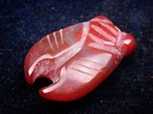 Old Nephrite Jade Stone Carved HongShan Culture Ancient Bug Cicada #11202509 — photo 6