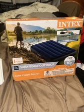 Intex Dura-Beam Outdoor Twin Cama Classic Downy 39inx75x10in Air Bed MATRESS