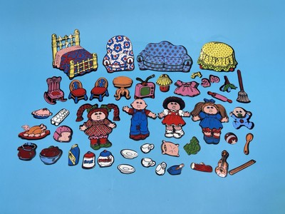 Cabbage Patch Kids 1983 Colorforms Playhouse 44 Replacement Clings