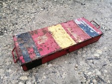 British Army Metal Tool Box Transport Storage Garage Mechanic Equipment Surplus