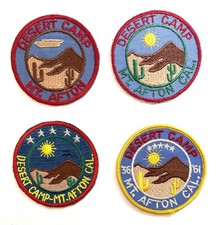 4 Desert Camp patches; 1950s to 1961; issued ...