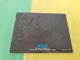 10 Yard Fight Instruction Manual Only Nintendo Nes Authentic