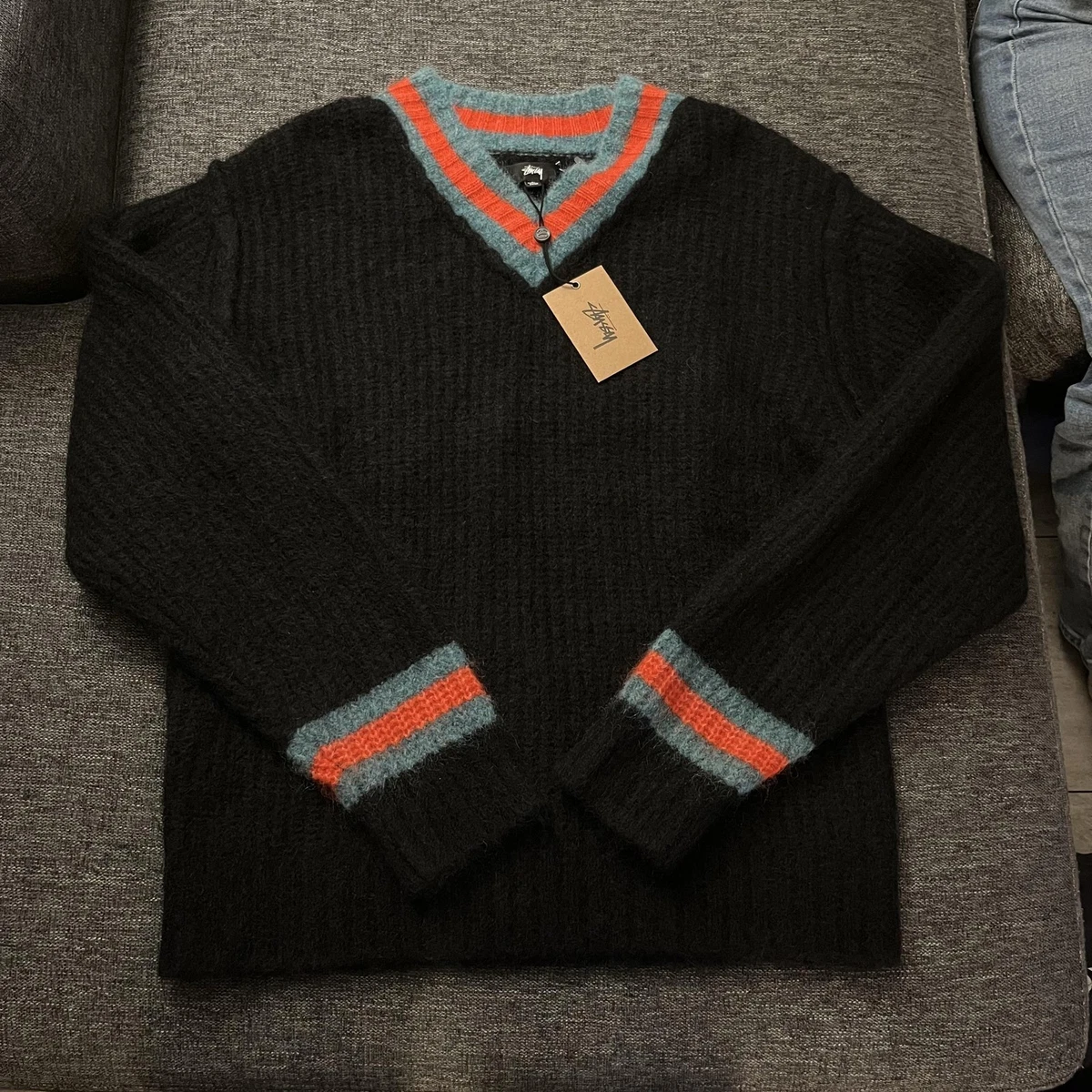 Stussy Black Sweaters for Men for sale | eBay