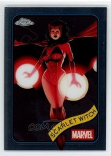 2025 Topps Chrome Marvel Comics Refractor Scarlet Witch #170 ud3