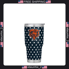 NFL Team Logo 30 oz Tumbler Stainless Steel Americana Star Design