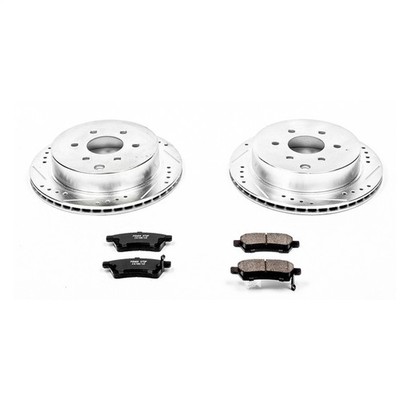 Power Stop K4621 Z23 Daily Driver Brake Pad and Z23 Evolution Brake Rotor Kit