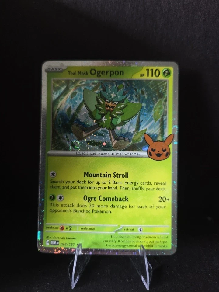 teal mask ogerpon pokemon card value Teal Mask Ogerpon Pokémon TCG Cards for sale